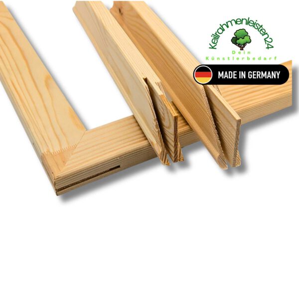 10er Set Keilrahmenleisten 18x45mm Premium – Bild 4