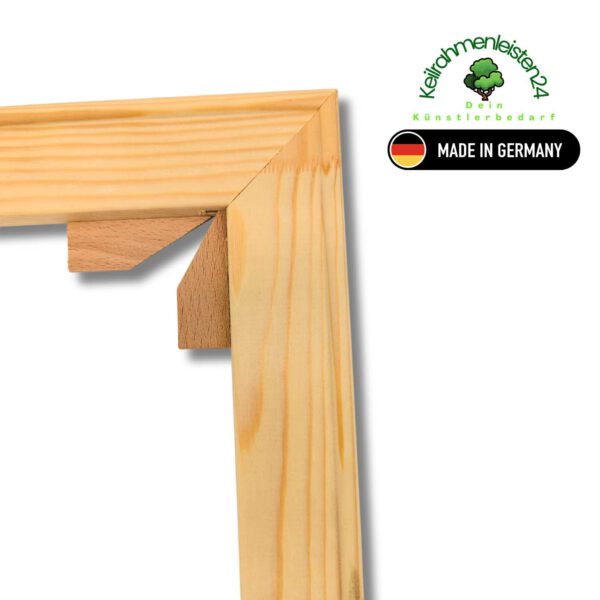 3er Set Keilrahmenleisten 18x45mm Premium – Bild 3